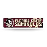 Rico Industries NCAA Florida State Seminoles 16-Inch Plastic Street Sign Dcor