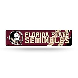 Rico Industries NCAA Florida State Seminoles 16-Inch Plastic Street Sign Dcor