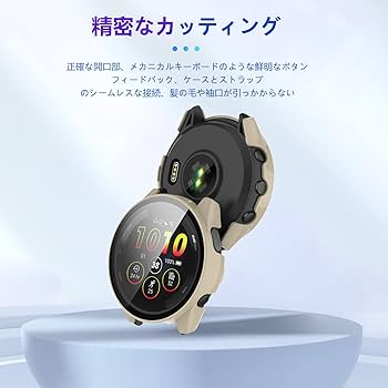 GARMIN デバイス ケース付き Garmin Forerunner 165/165 Music ケース TPU素材 クリア
