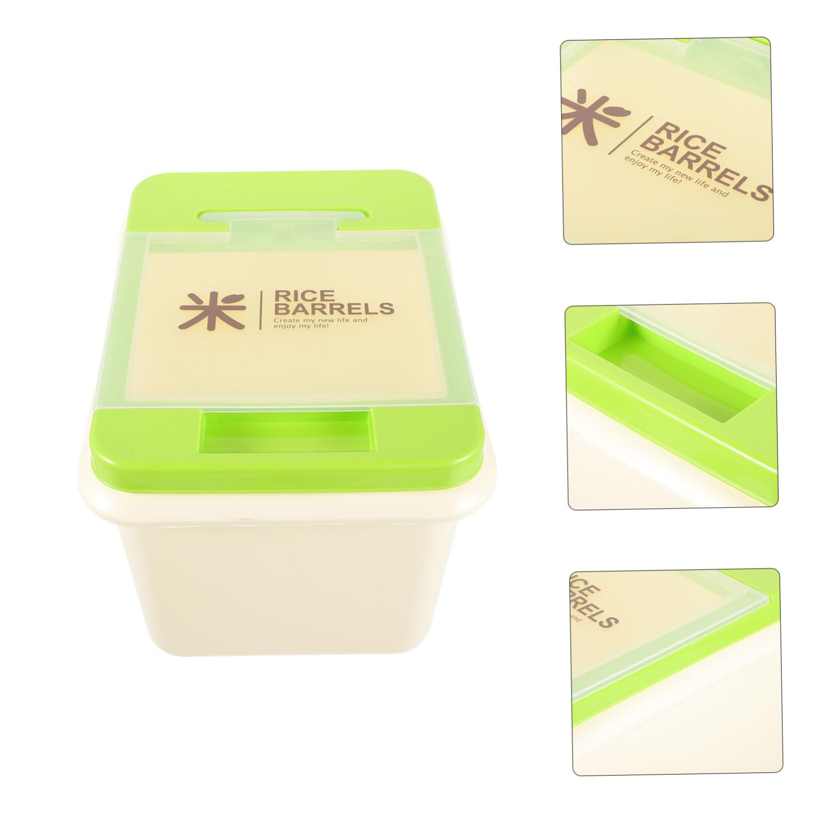 BRIGHTFUFU Pet Food Barrel Large Storage Bucket Sealed Lid for Dog Cat Grain Box for Dry Pet Food