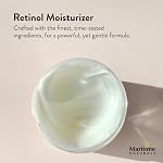 Maritime Naturals Retinol Hydratant, hydratant visage professionnel avec acide hyaluronique & Vitamine E, Crème visage pour les femmes et les hommes, Ingrédients organiques (120ml) Né en Nouvelle-Écosse, Canada