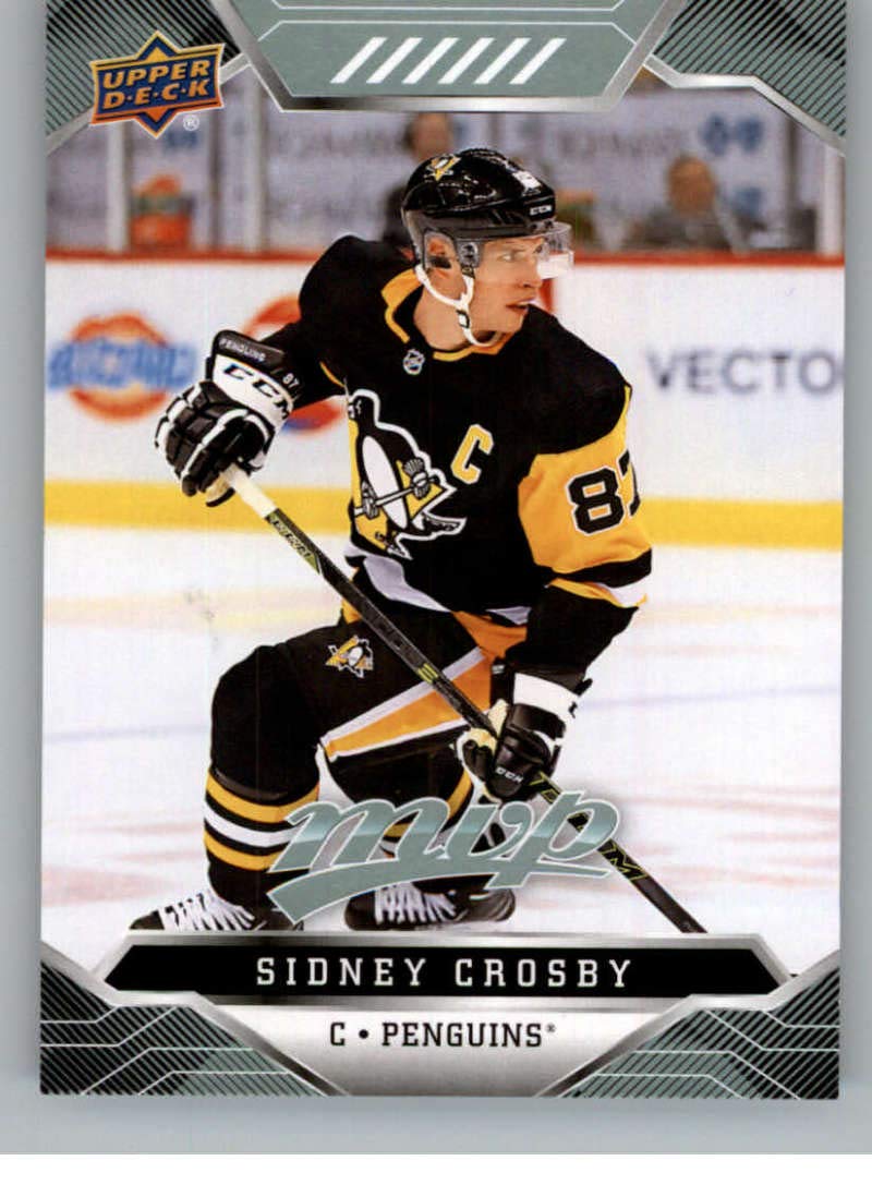 2020-21 Upper Deck Artifacts Sidney Crosby Aqua Parallel (08/45) Hockey Card