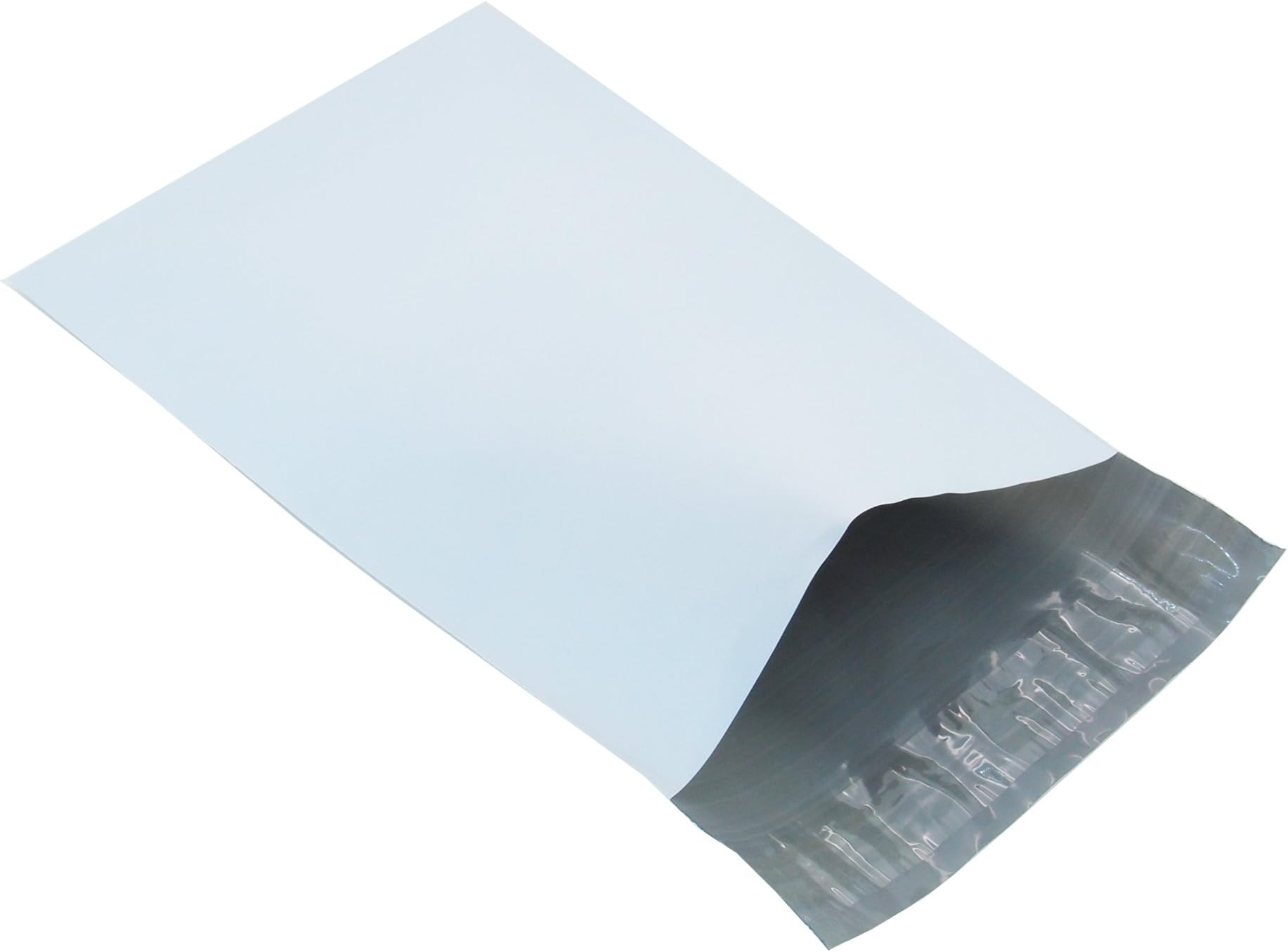 100 ct Plastic 9x12 Self-seal Poly Mailers. Tear-proof, Water-resistant and Postage-saving Lightweight Plastic Shipping Envelopes/Bags.