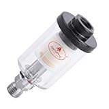 AEROPRO Tools Water Oil Separator for Pneumatic Spray Gun Air Tools Air Line 1/4 inch NPT Inlet and Outlet (1)