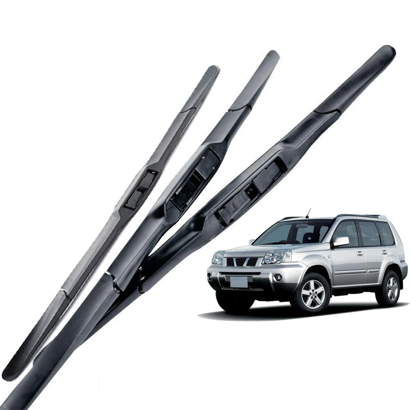 Set di spazzole tergicristallo Anteriori e Posteriori per Auto, per Nissan X-Trail T30 2000-2007, spazzole Antipioggia per Parabrezza 24" 16" 17"