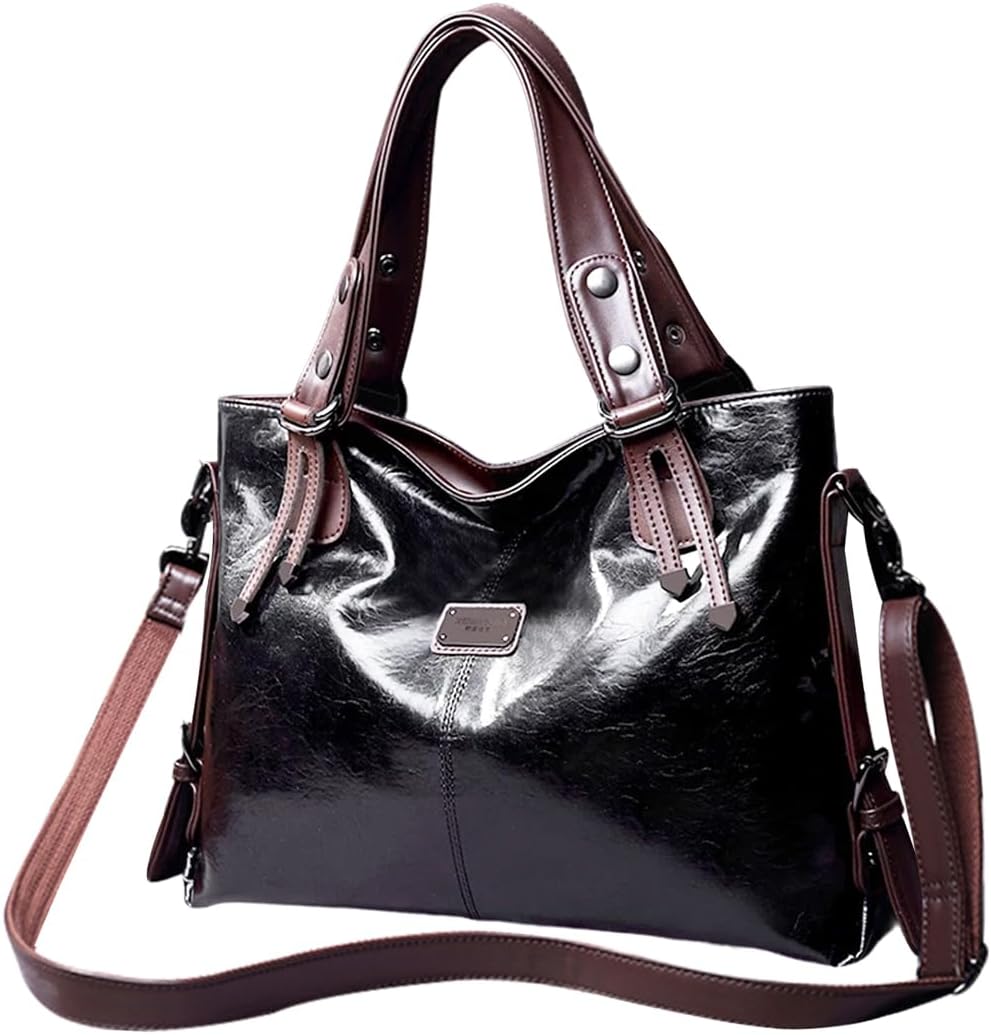 Handbags and Purses for Women Vegan Leather Tote Bag Womens Ladies Satchel Shoulder Crossbody Bags with Zipper Compartments Handbags and Purses for Women Vegan Leather Tote Bag Womens Ladies Satchel Shoulder Crossbody Bags with Zipper Compartments
