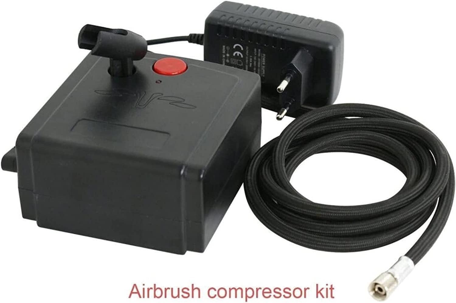 Airbrush Kit Paint Airbrush Spray Gun Compressor Model Air Pump with Holder Adapter for Nail Art Makeup Cake for Nail Art, Makeup, Painting, and Cake Decorati