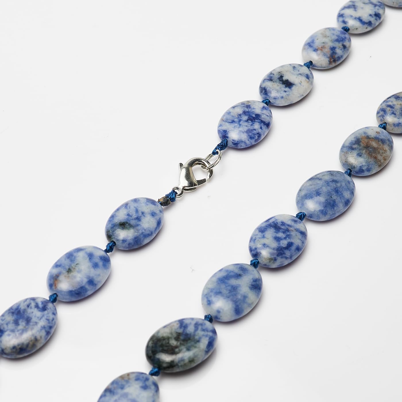 Women's Gemstone Beaded Necklace - Stunning Oval Shape Natural Gemstone Crystal Healing Beaded Necklace for Women