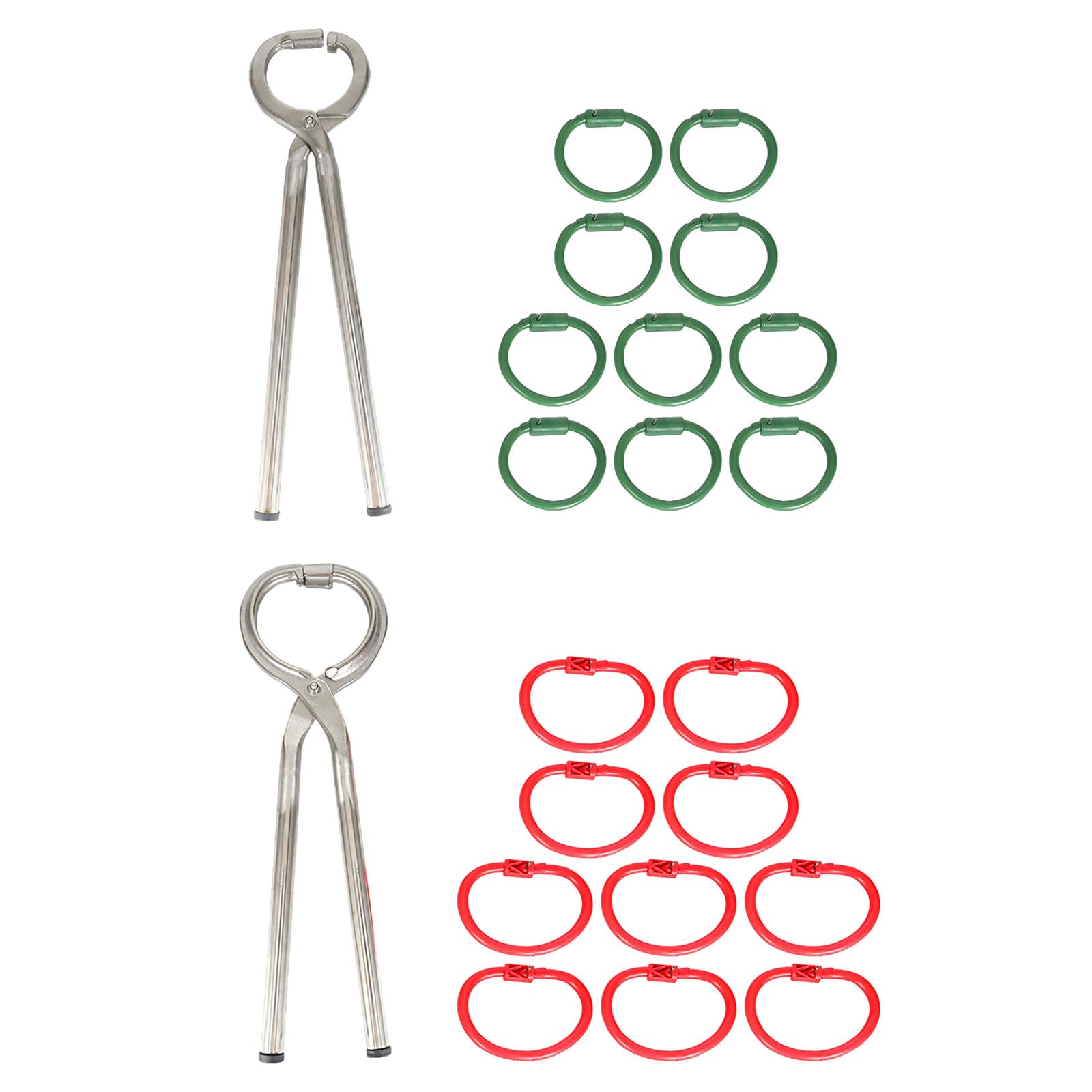 Alicates para anillos de nariz de ganado para cría de animales, alicates cómodos de usar para uso agrícola, herramienta de perforación, herramienta de anillos de nariz de animales