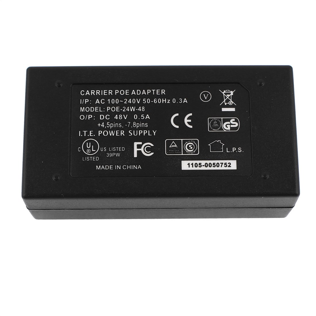 Aexit 2 sztuk 248 V 0.5A adapter przeÅ‚Ä…cznika Ethernet POE zasilacz wtryskiwacza(2Pcs 248 ν 0.5A adaptateur de commutateur Ethernet POE Power Injector Power Over