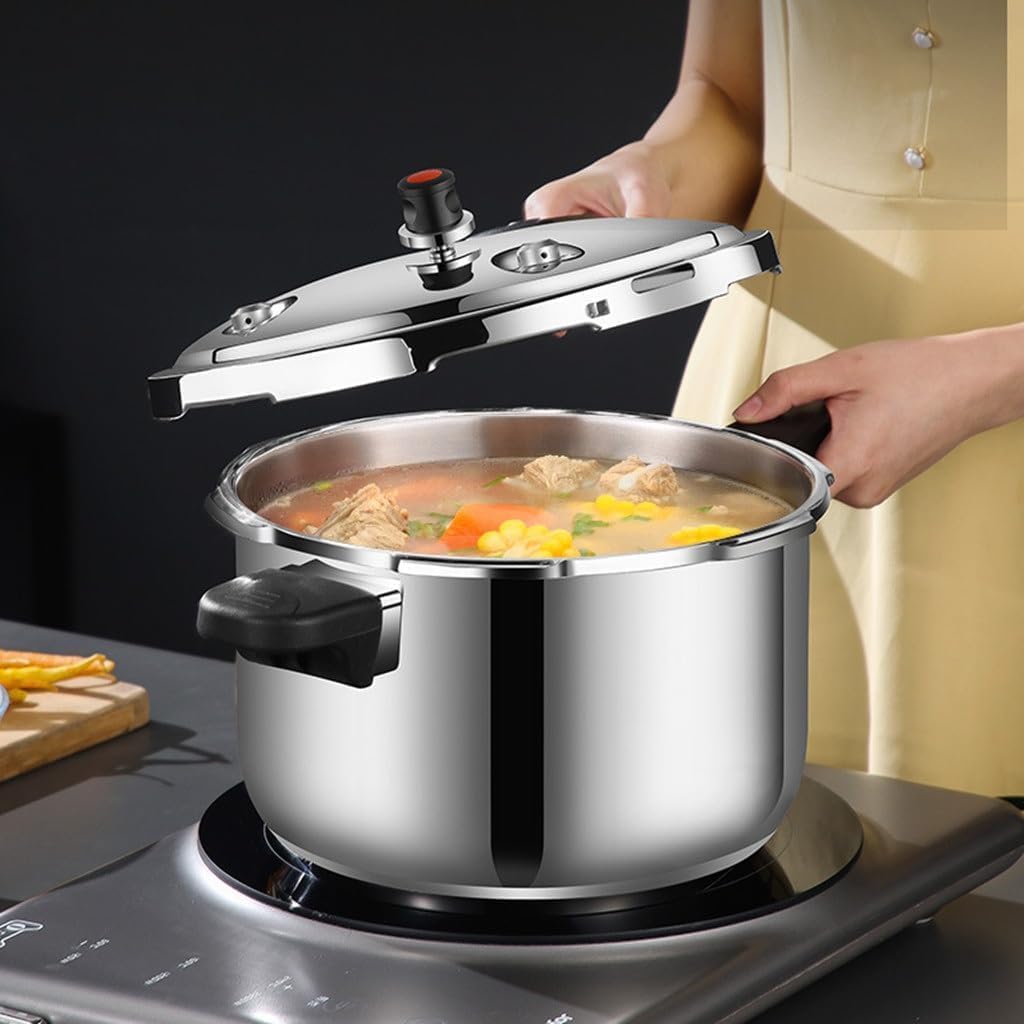 Non Stick Pressure Cooker, Household Stainless Steel Compound Bottom Pressure Cooker Induction