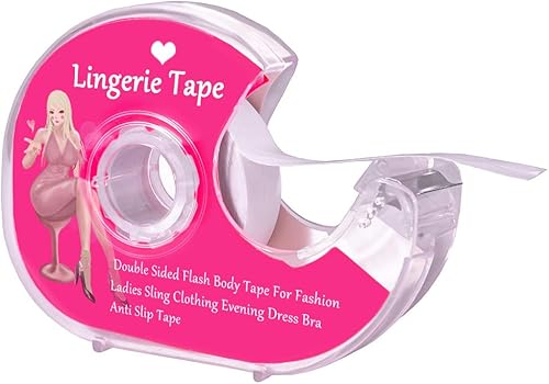 Cinta corporal de tejido transparente fuerte de doble cara para ropa, vestido, sujetador de piel de bikini (16.4ft16 pies)