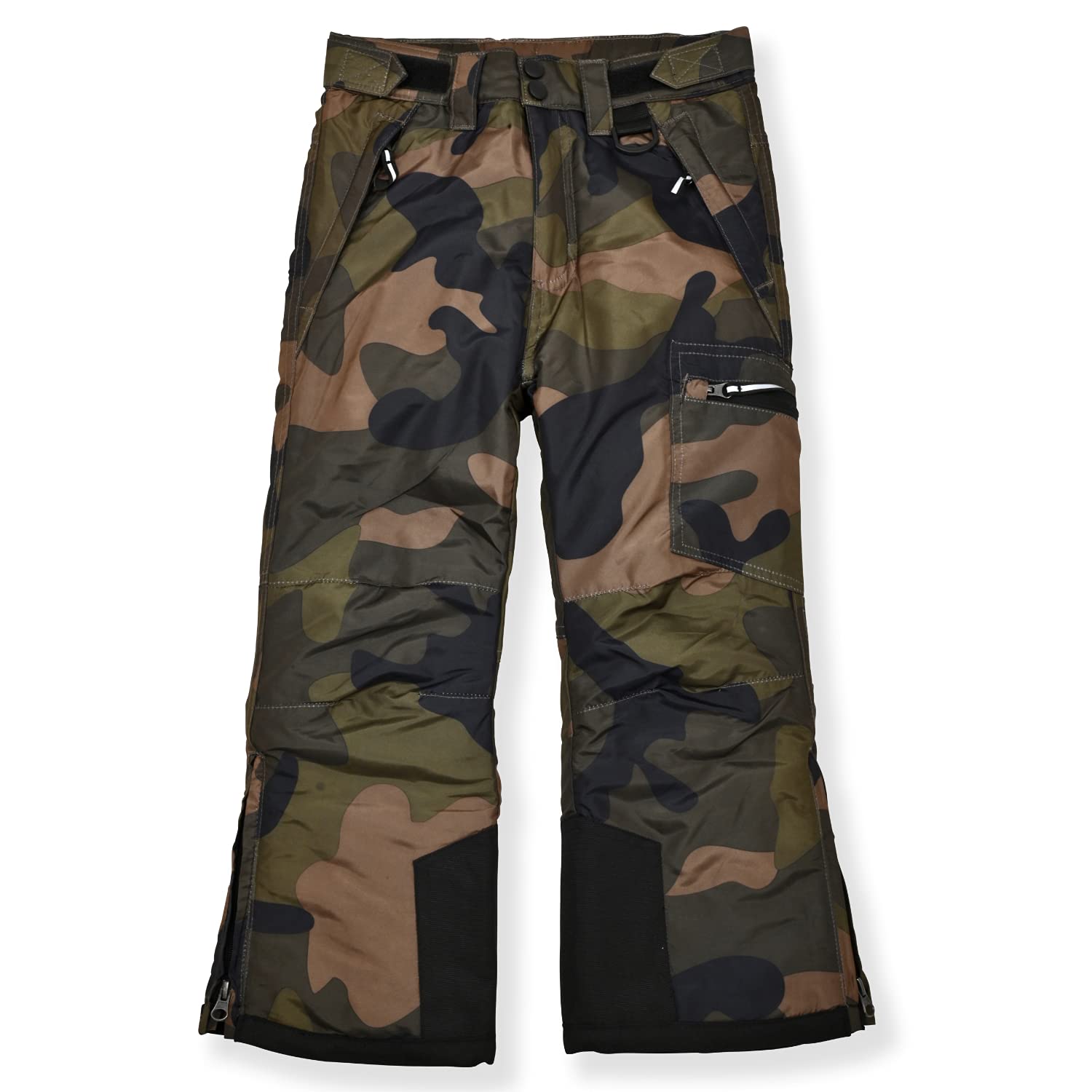 Arctic Quest Insulated Snow and Ski Pants Winter Water-Resistant Windproof Outdoor Pantalones para Senderismo Niños, Unisex