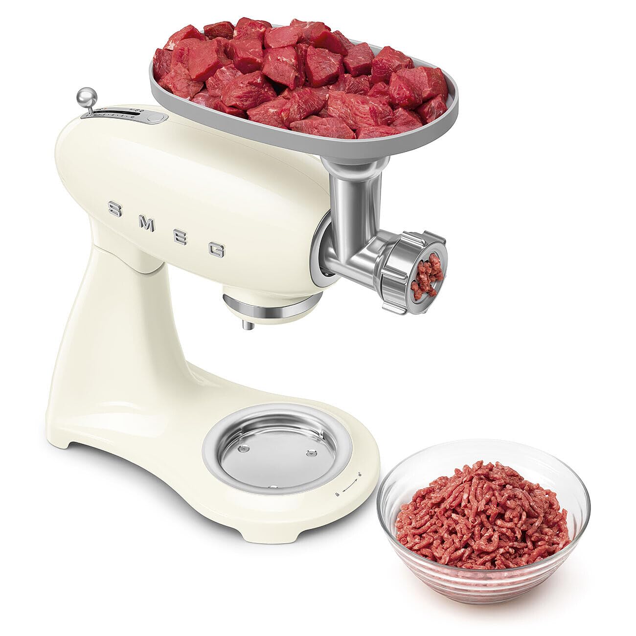 SMF05CREU - SMEG - Robot pâtissier multifonctions 4.8l 1000w crème