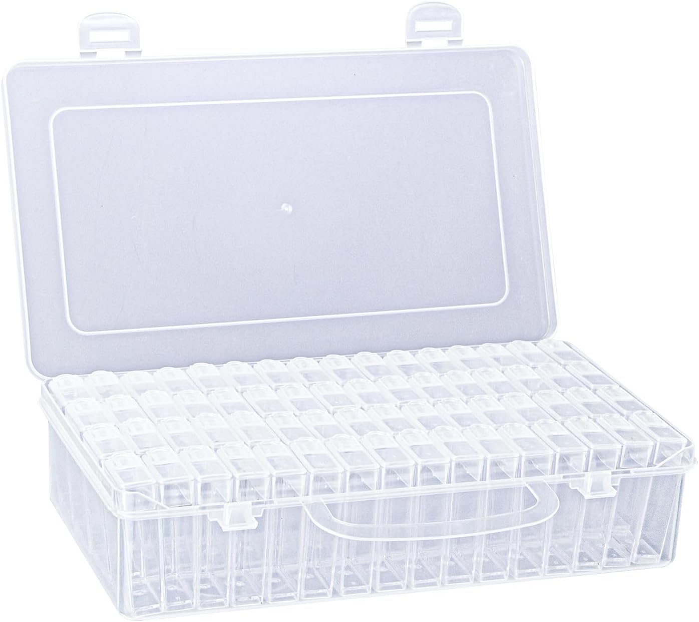 1 Pack 64 Grids Diamond Painting Tool Box Container Craft