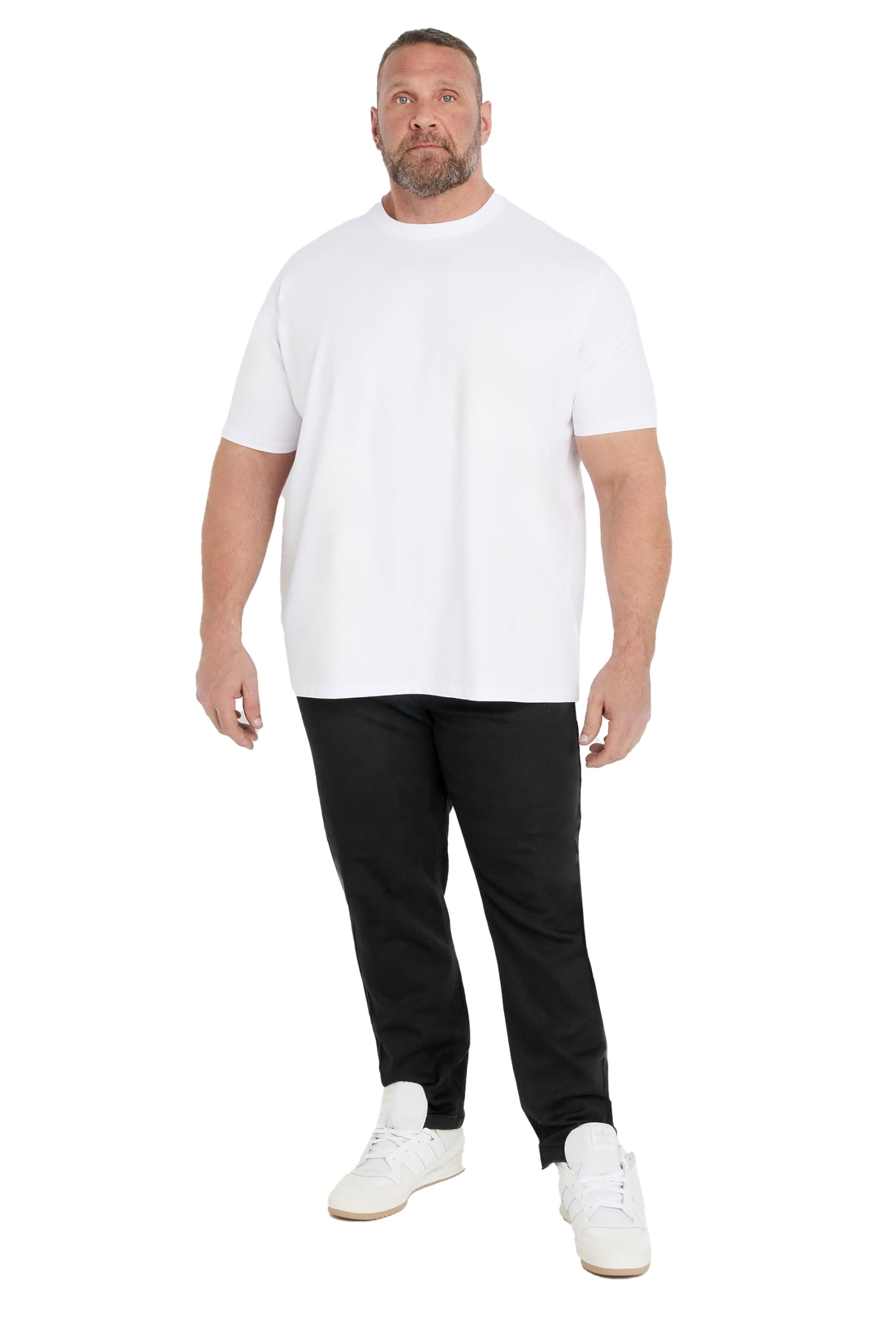BadRhino Big & Tall Ultra Stretch Jeans - Men's - Plus Size Curve Black