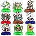 IOSCDH 9 Pcs Ghostbusters Set di Decorazioni Per Feste Ghostbusters Tema per Compleanno, Centrotavola Nido d'Ape Forniture per Torta, Decorazioni per Feste di Compleanno