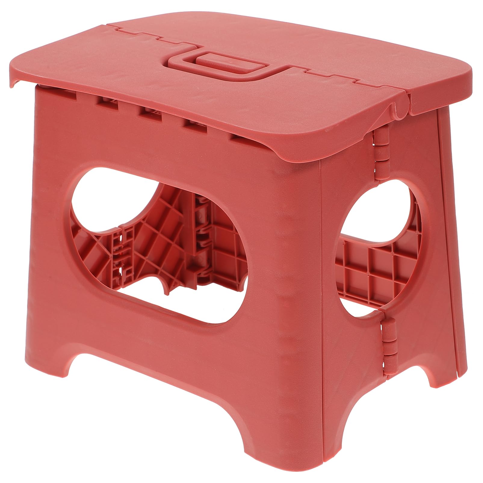 MUSISALY Plastic Stool for Home and Outdoor Use Lightweight Fishing Stool Carrying Handle Portable Camping Seat for Gardening and Travel and Easy to Clean