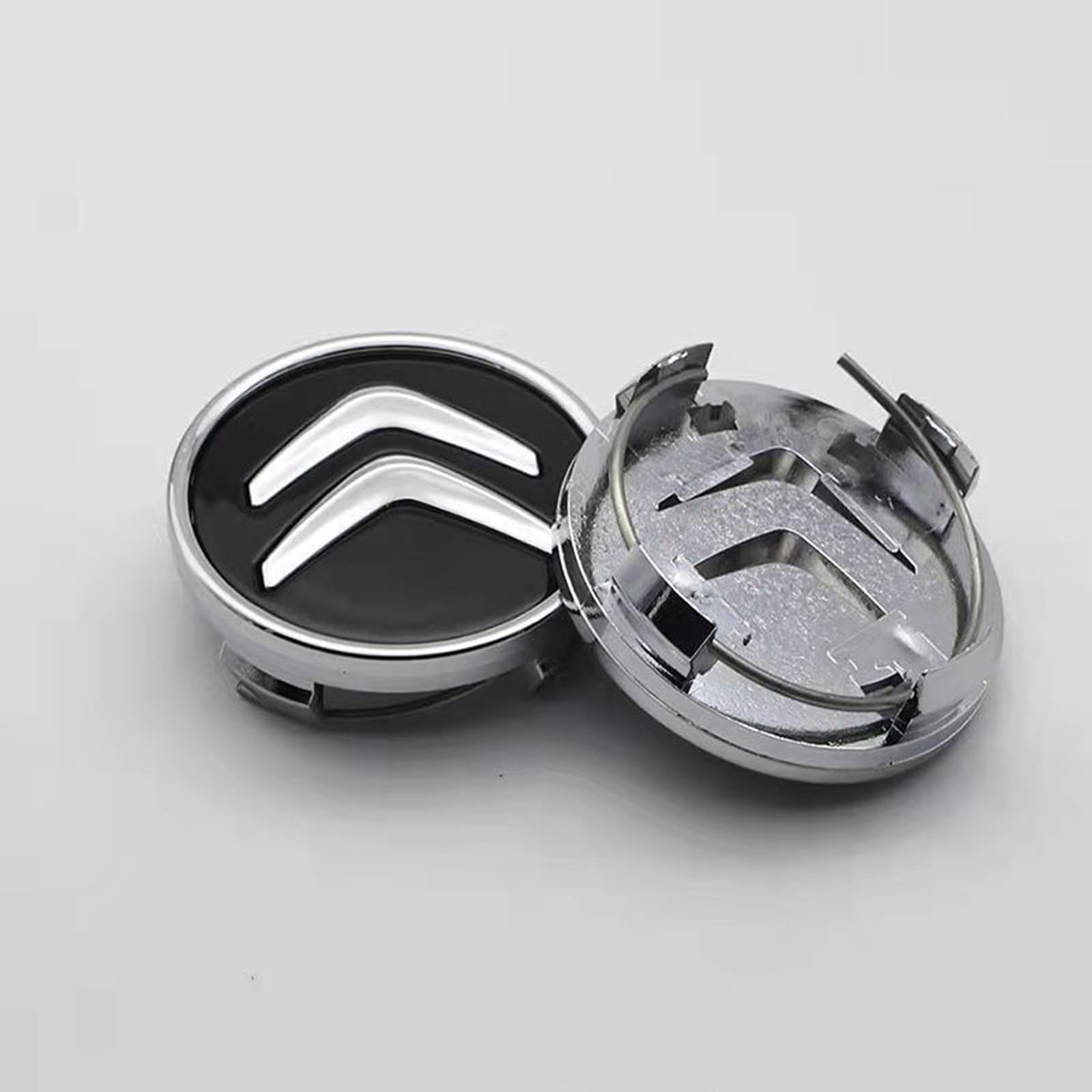 RPAKZVYUI Centre Cap Black for Citroen Visa (Phase II) 1982 1983 84 85 86 87 88, Wheel Centre Hub Caps Car Rim Emblems Car Accessories,Black