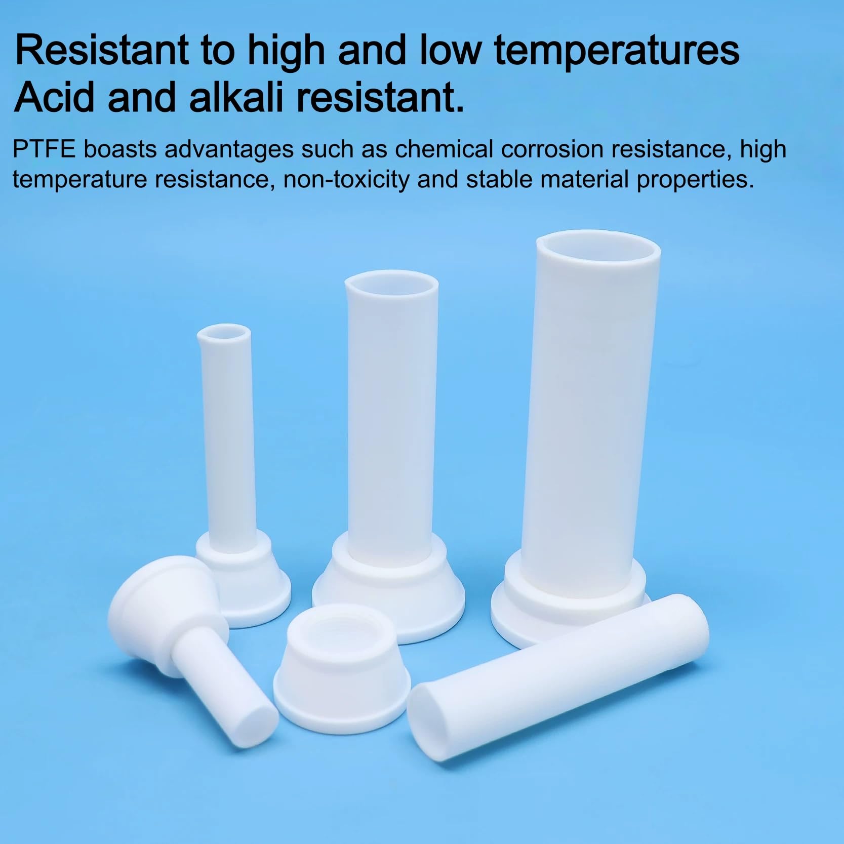 PTFE-Messzylinder mit Sockel for den Laborgebrauch | Stabile Basis, großer Volumenbereich, 5 ml bis 2000 ml(10ml)
