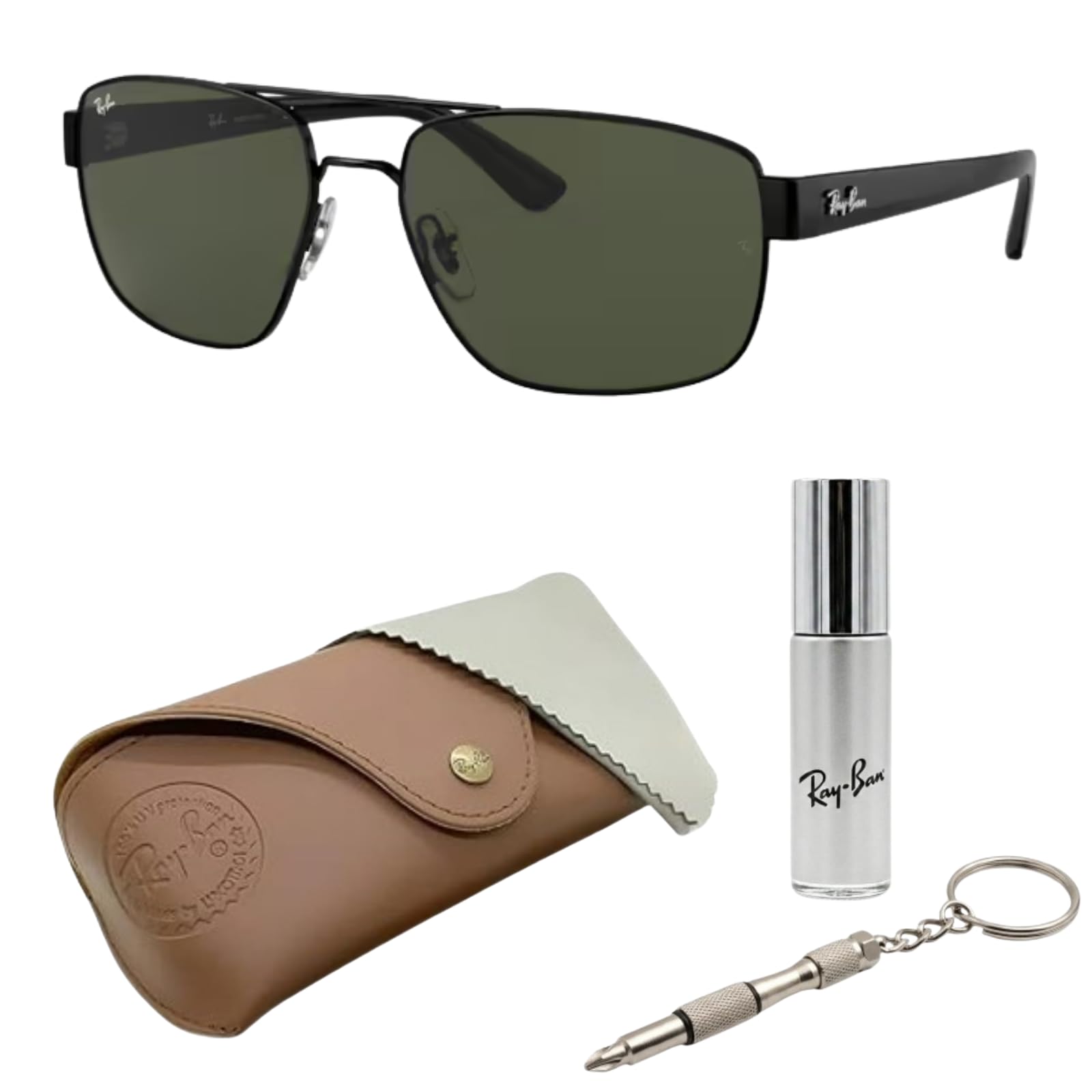Ray-Ban RB3663 Square-Round Shaped Sunglasses for Men & Women with