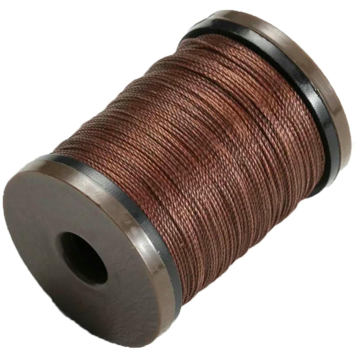 0.4-0.8mm Round Waxed Thread for Leather Craft Sewing Jewelry Round Wax Coated Thread for Braided Bracelets Leather Sewing-23- Brown-0.5mm 90m