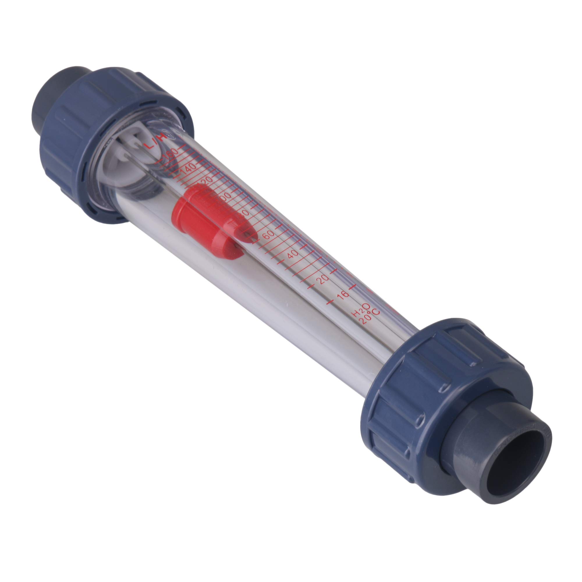 D¨¦bitm¨¨tre liquide 16-160L / H de Rotameter LZS-15 de tube en plastique de CNBTR pour le tube DN15
