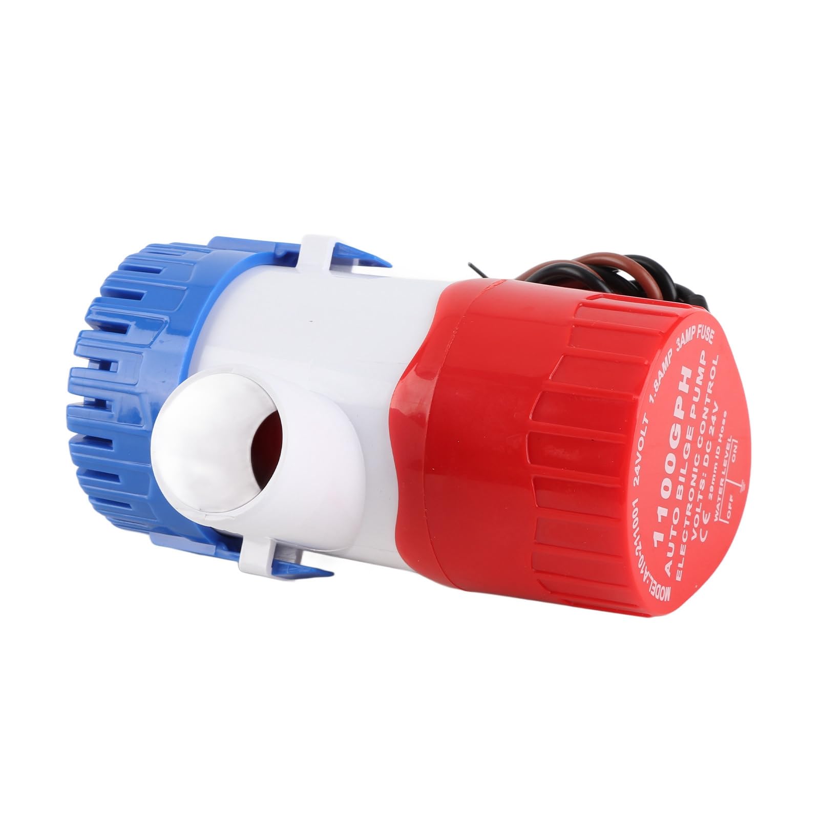 Pompa di Sentina Automatica per Barche 1100GPH, Sollevamento 4m | Pompa di sentina elettrica con interruttore ad elettrodo, materiale ABS, per yacht, camper, laghetto, serbatoio dell\'acqua