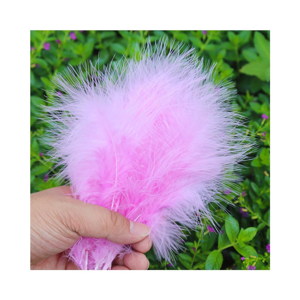 Piume per fai da te, 50 pezzi, piume di tacchino, piume colorate, piume decorative, piume naturali, piume di fagiano, per fai da te, Pasqua, Halloween, maschera, acchiappasogni