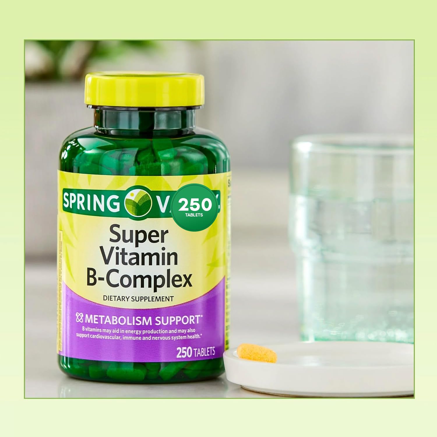 Amazon.com: Sprin Val-Ley Super Vitamin B-Complex Tablets Dietary