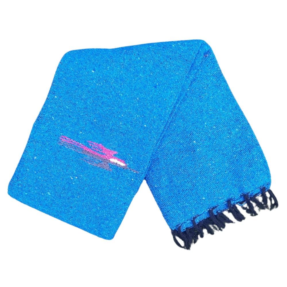 Amazon.co.jp: Open Road Goods アクアブルー ヨガブランケット