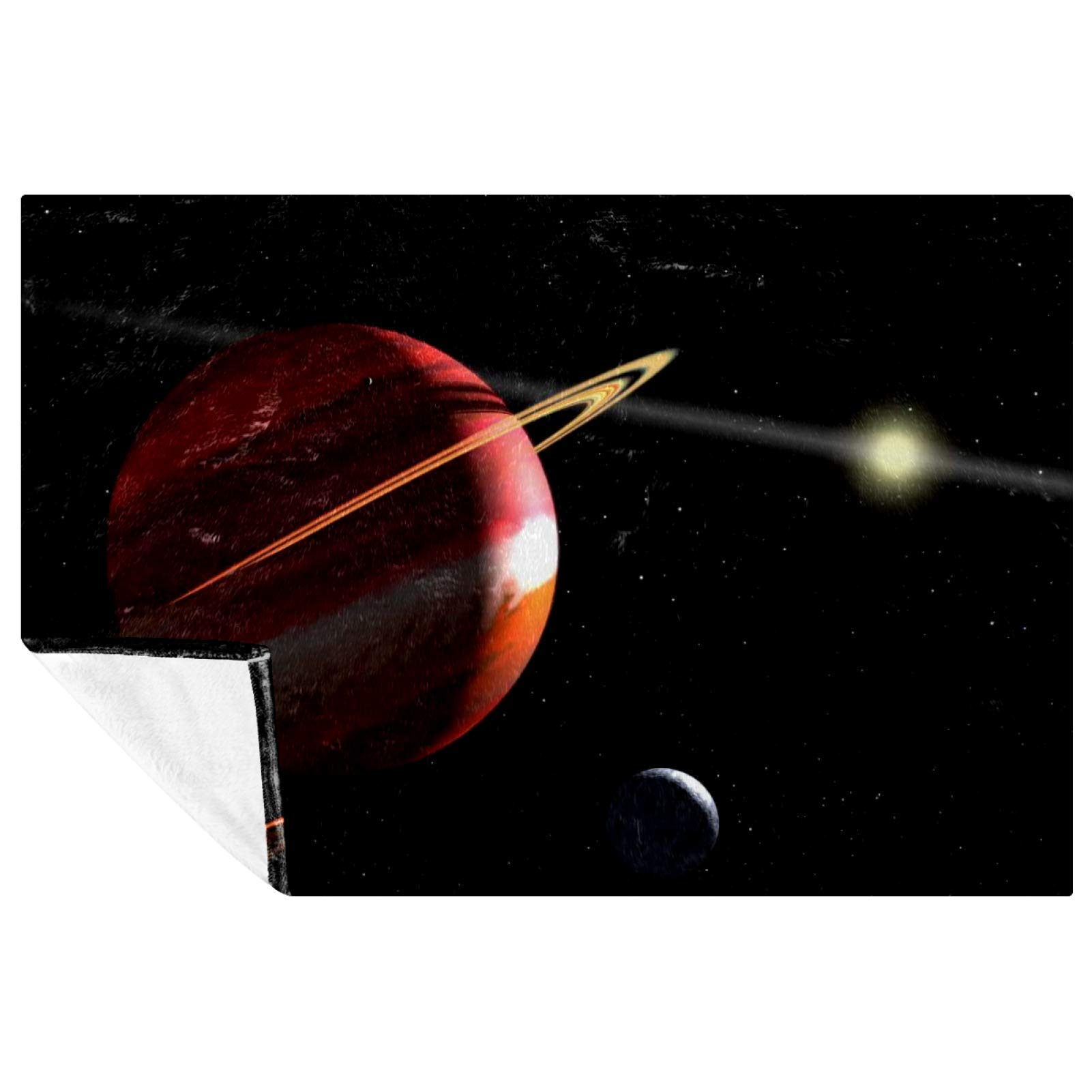 Couverture Jupiter douce 150x100 cm au fini haut de gamme pour lit douillet et canapé élégant