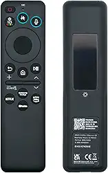 Novo controle remoto BN59-01480A TM2360E Solar Smart AI, controle remoto Bluetooth recarregável USB-C com carregamento solar, compatível com Smart TVs Samsung 2023-2025 Neo QLED 8K, HDR Ultra HD