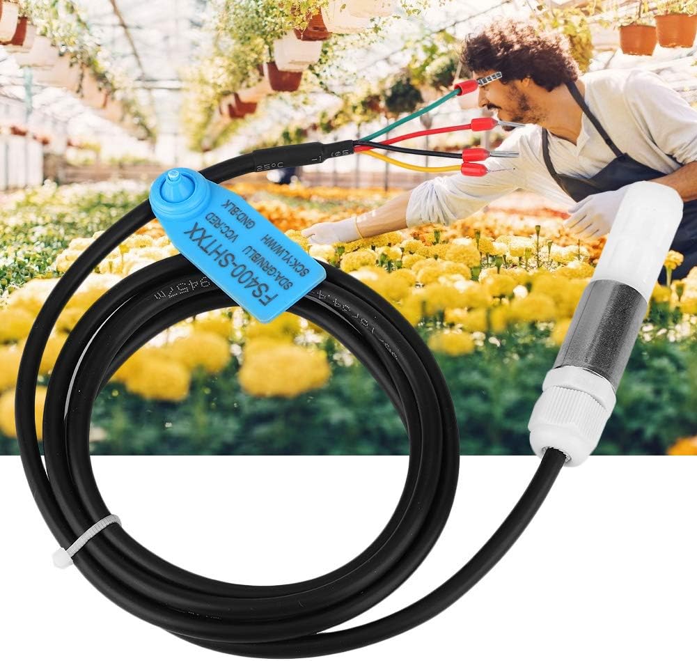 Temperature Measurement, FS400 to 2X High Stainless Soil Digital Temperature Humidity Sensor Probe ()