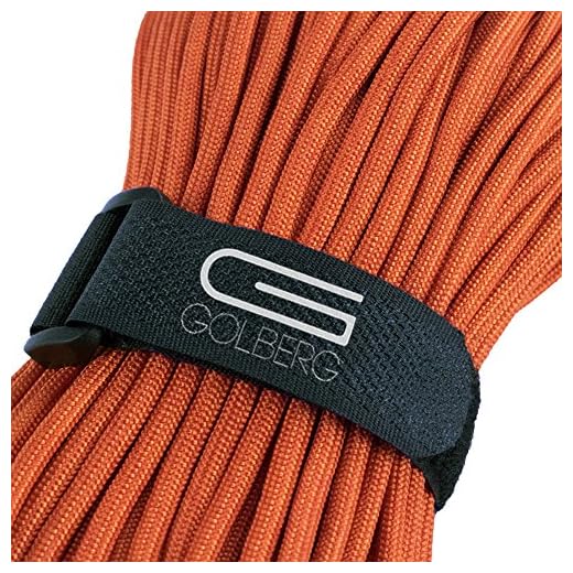 GOLBERG G Mil-Spec 550 Mil-Spec Mil-Spec Paracorde 550 authentique – Corde de parachute de type III à 7 brins de 250 kg – 100 % nylon