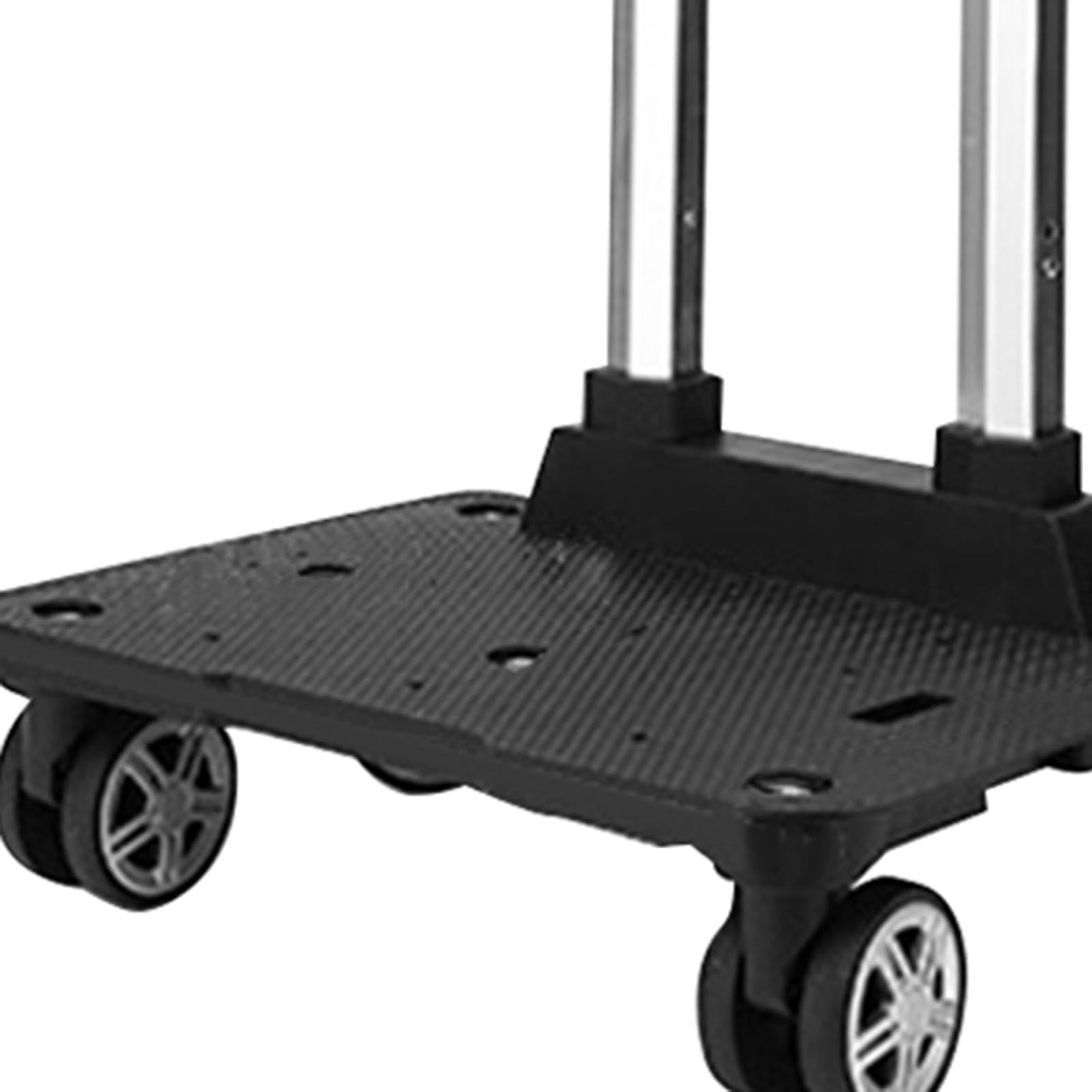 Porte-Bagages Pliable avec roulettes pour Les Voyages et Le Shopping, Quatre Roues