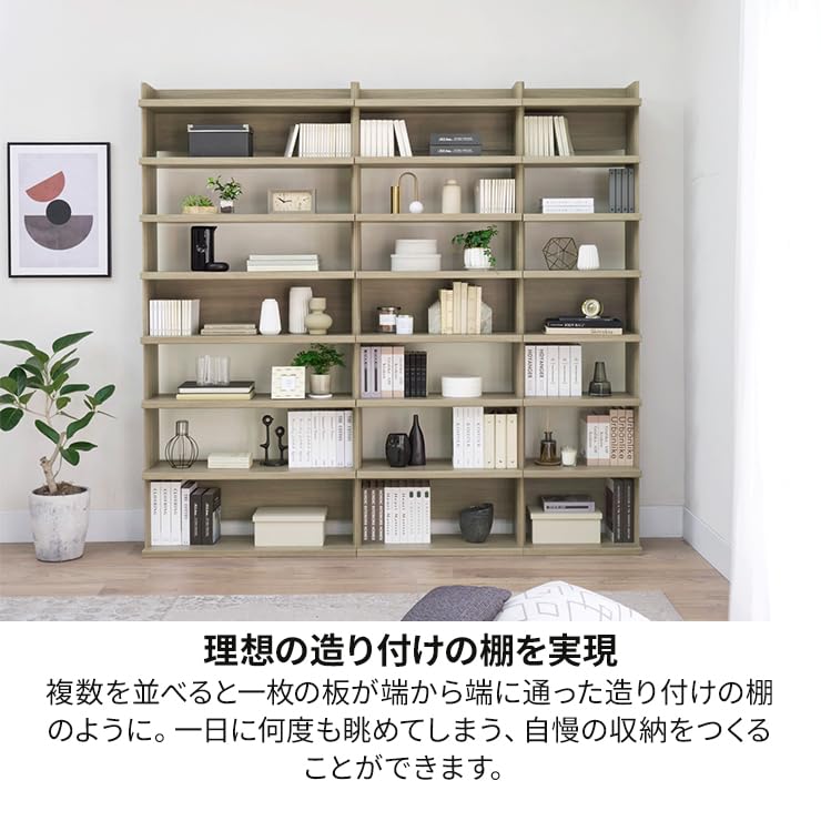 Amazon｜白井産業 オープンラック シェルフ 幅90cm 高さ200cm グレー