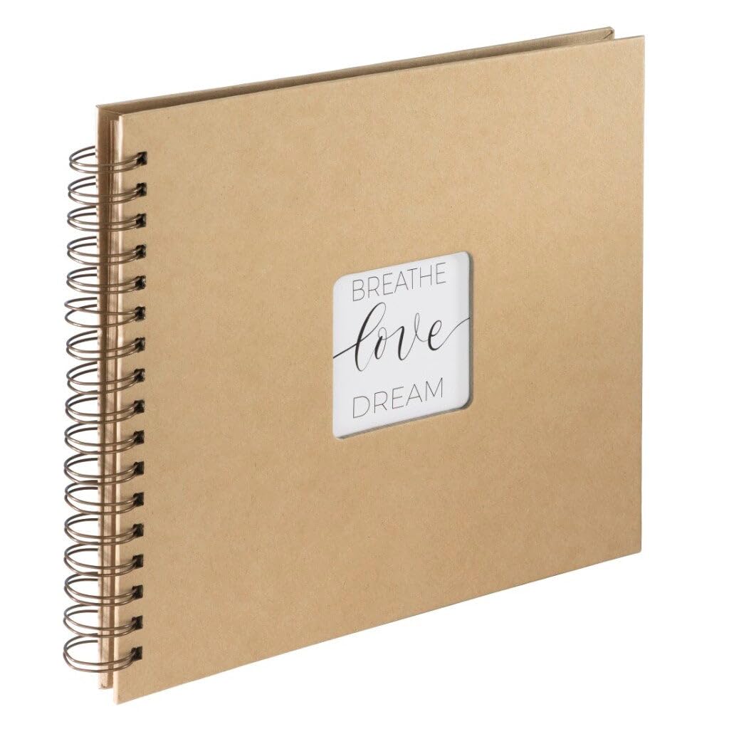 Hama "Craft" Spiral Photo Album for Weddings Birthdays, Christenings, 28 x 24 cm