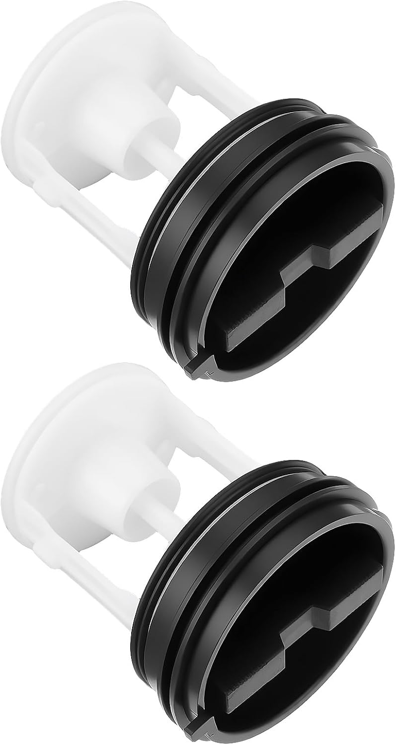 2pcs Washing Machine Drain Pump Filter Compatible with HOTPOINT Compatible with INDESIT