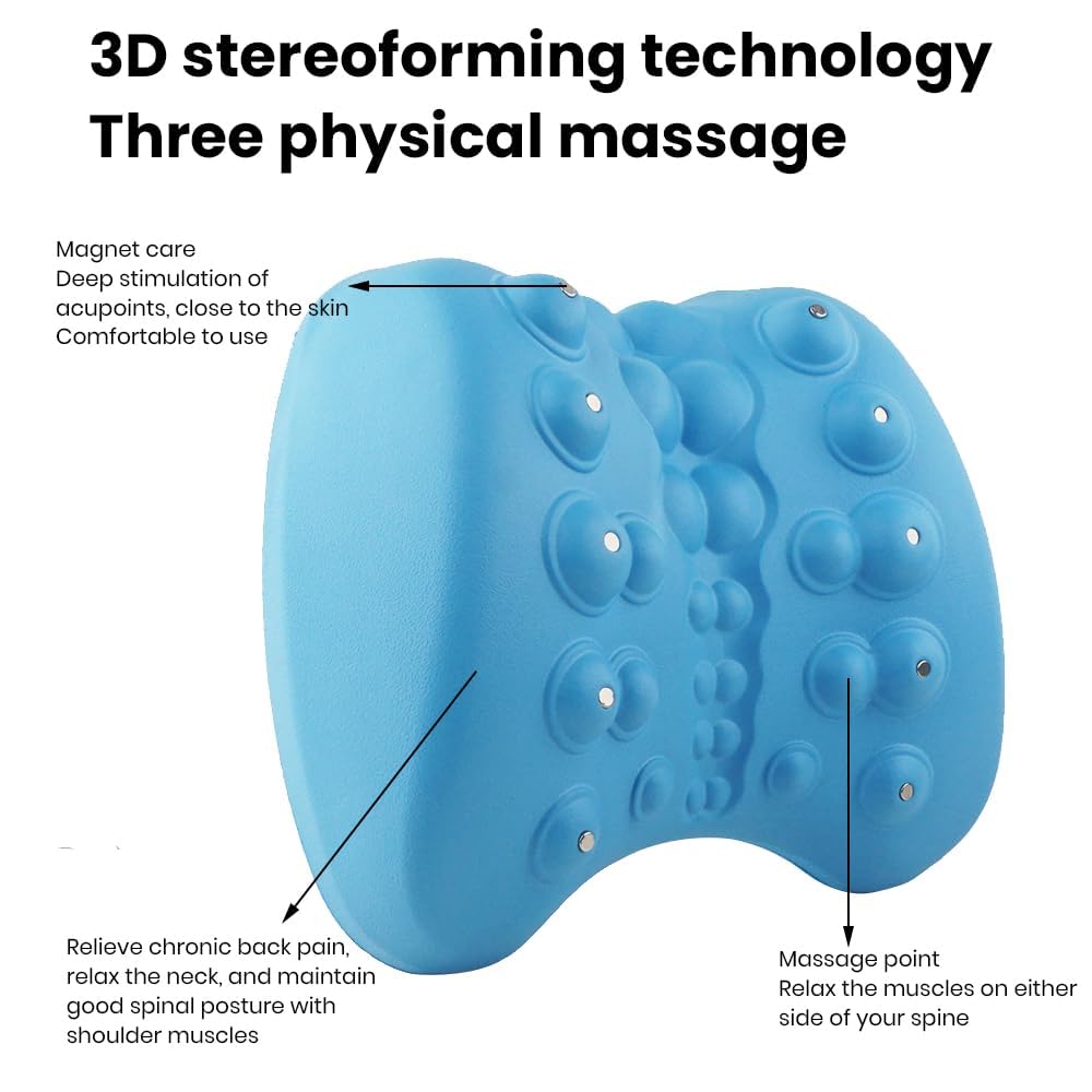 Yogimooni Pack Pack Pack Relige Product Strechter, Spinal Curve Back Relaxation Device, Lambar Region Back Support for Lower and Upper Muscle Pain Relief from Pain, Bed Chair and Car Yogimooni Pack Pack Pack Relige Product Strechter, Spinal Curve Back Relaxation Device, Lambar Region Back Support for Lower and Upper Muscle Pain Relief from Pain, Bed Chair and Car