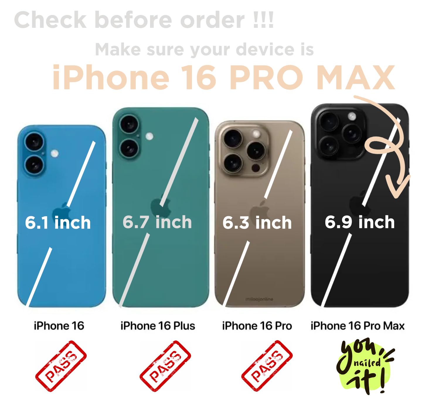 Funda tipo cartera compatible con iPhone 16 Pro Max con tarjetero, de piel sintética con ranuras para tarjetas integradas, función atril y funda a prueba de golpes para iPhone 16 Pro Max de 6.9