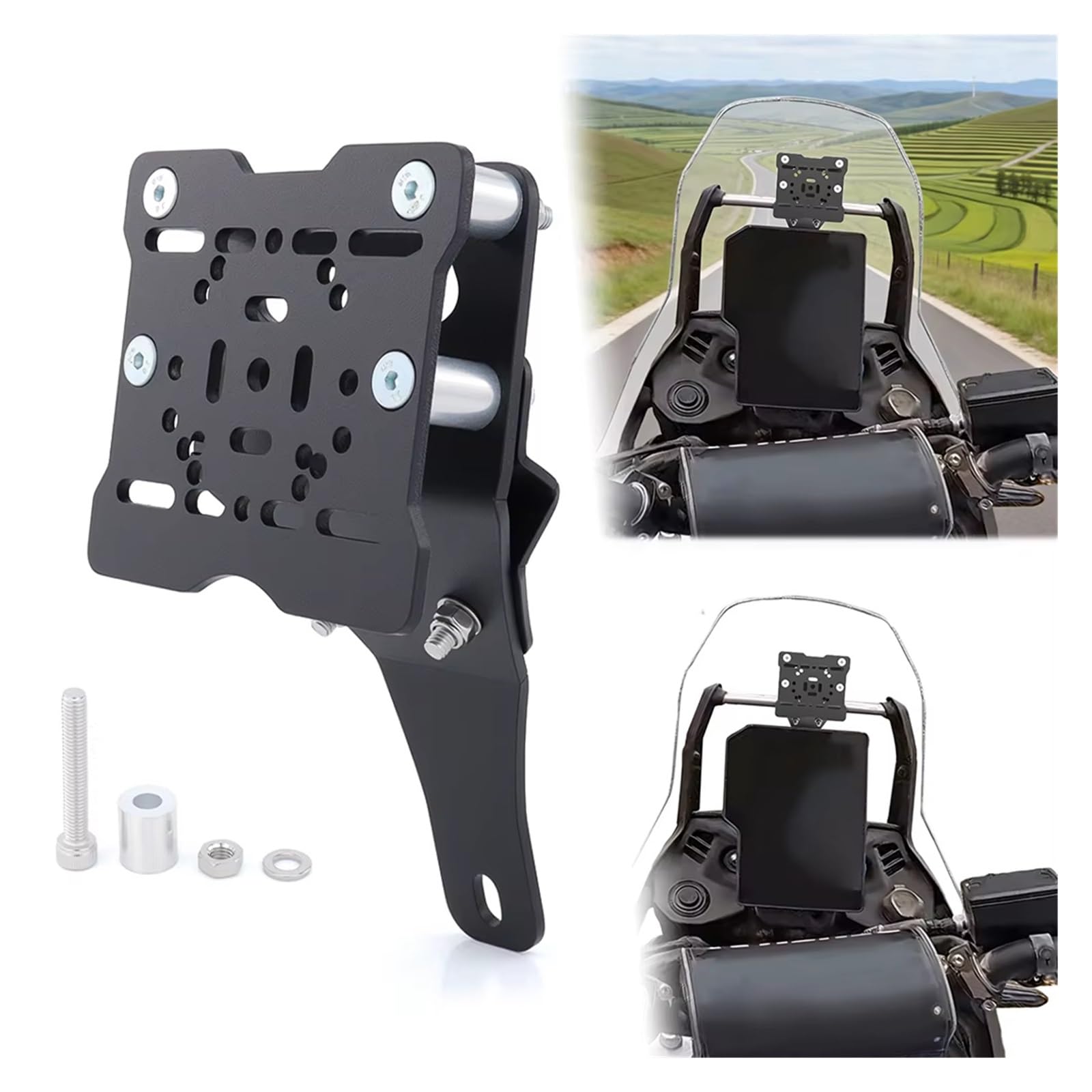 Per Yamaha Per TENERE 700 2023-2024 Per World Raid Staffa Di Supporto Del Telefono Moto GPS Montaggio Piastra Navigazione staffa gps moto