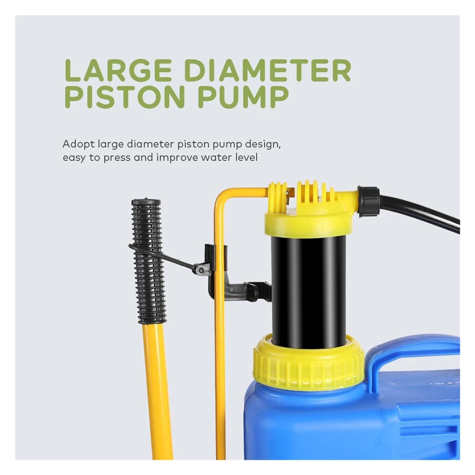 Pompa Da Giardino Portatile Per Pozzi Bassi 1300W Prevalenza Max 50m Portata 4200l H P 010855707907 - Foto 7