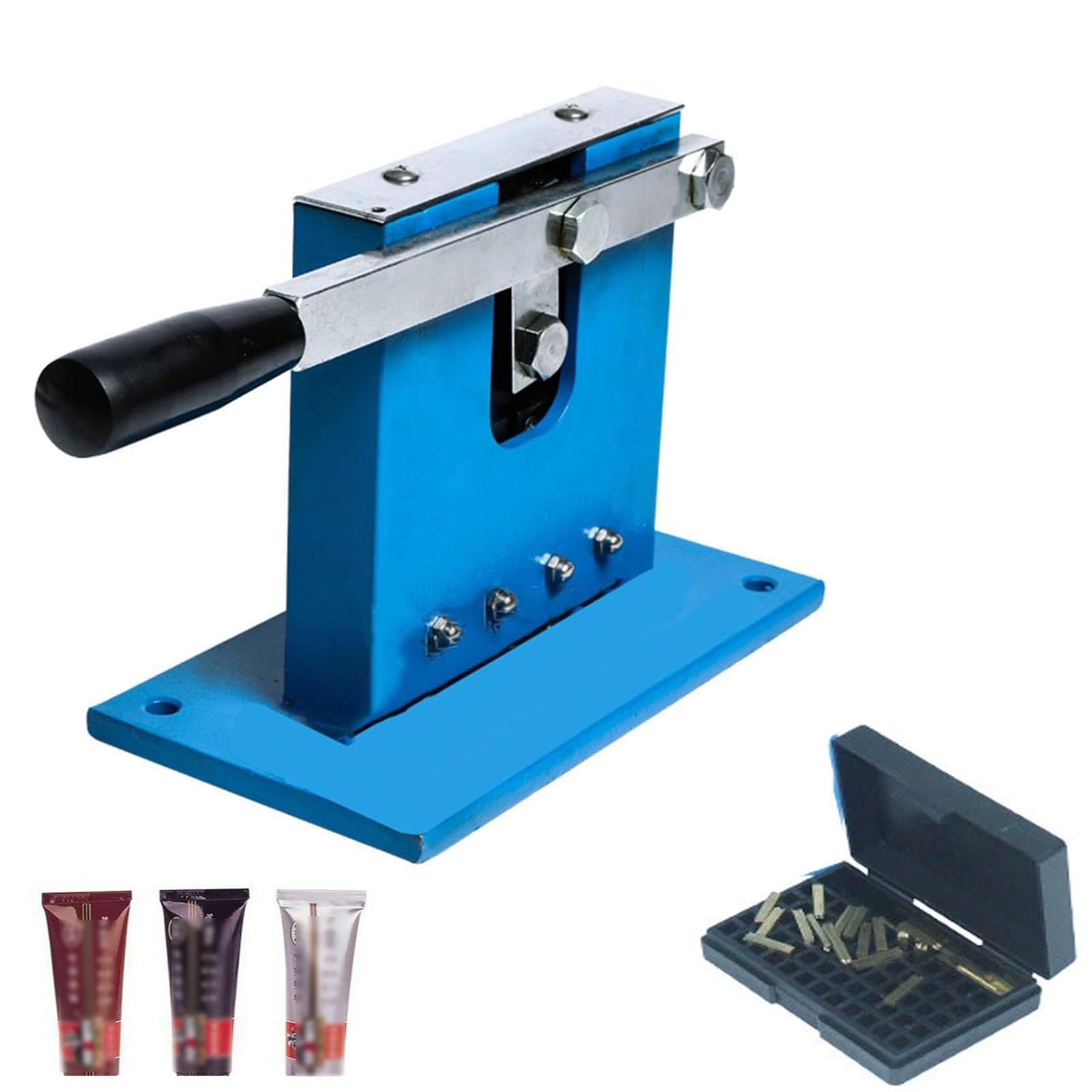Sellador térmico de tubos de aluminio, máquina de sellado de tubos con marcador de impresora de codificación de letras de fecha, máximo 60 cm, embalaje cosmético