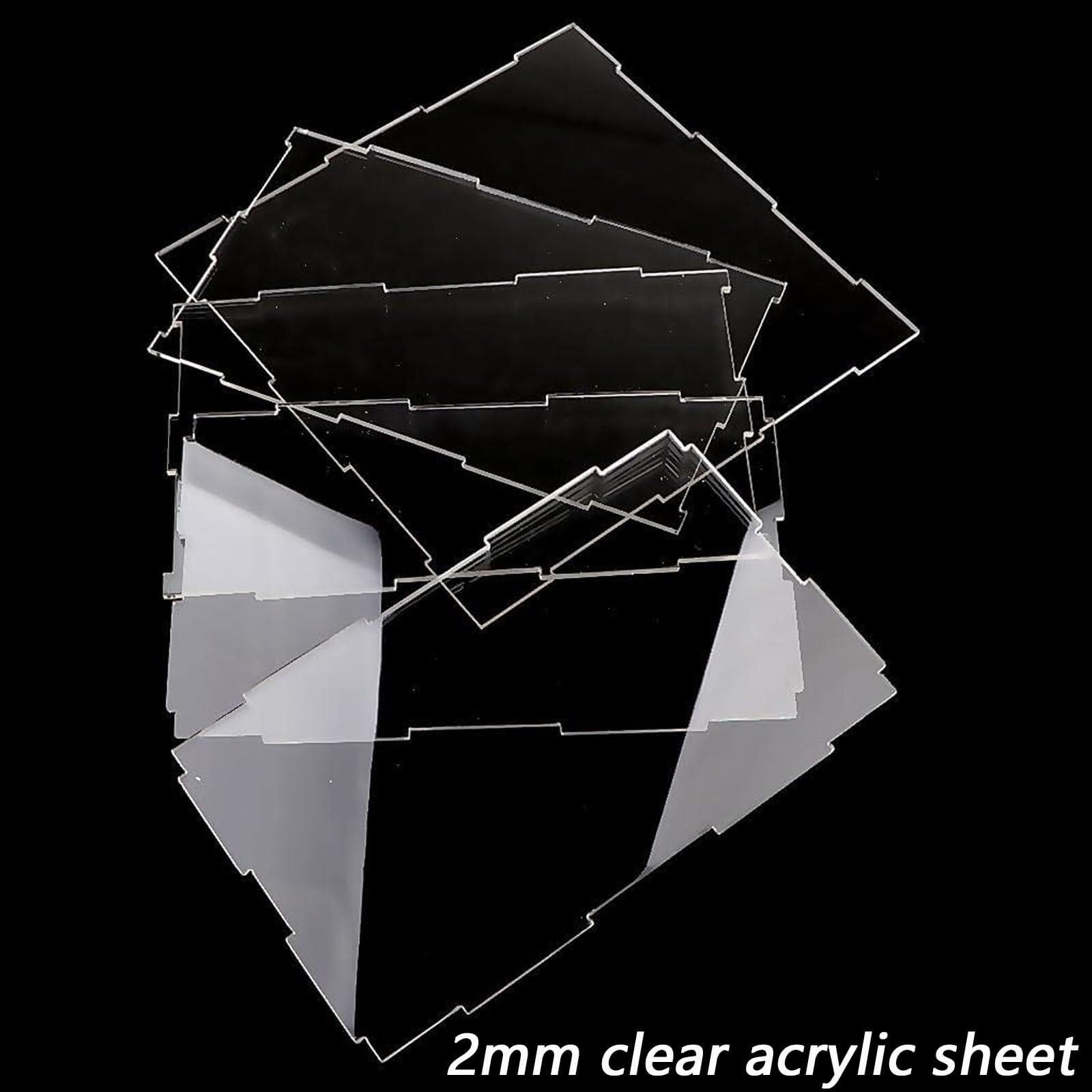 Vitrine en acrylique transparent pour objets de collection, trophées, masques, figurines, modèles, conteneur cube de protection (30 cm de hauteur, 40 x 10 cm)