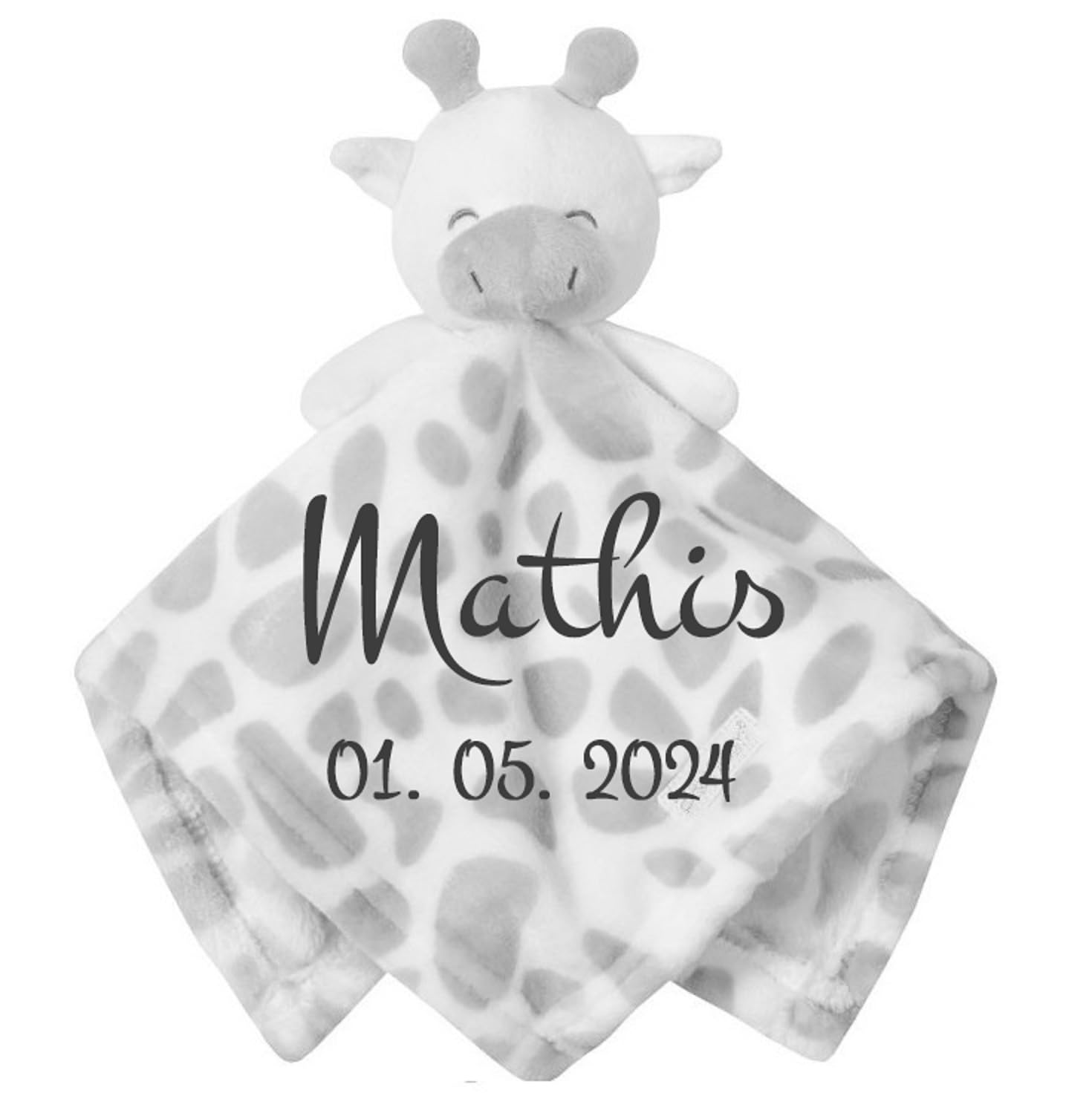 Wuff-Dogsworld Personalisiertes Kuscheltuch