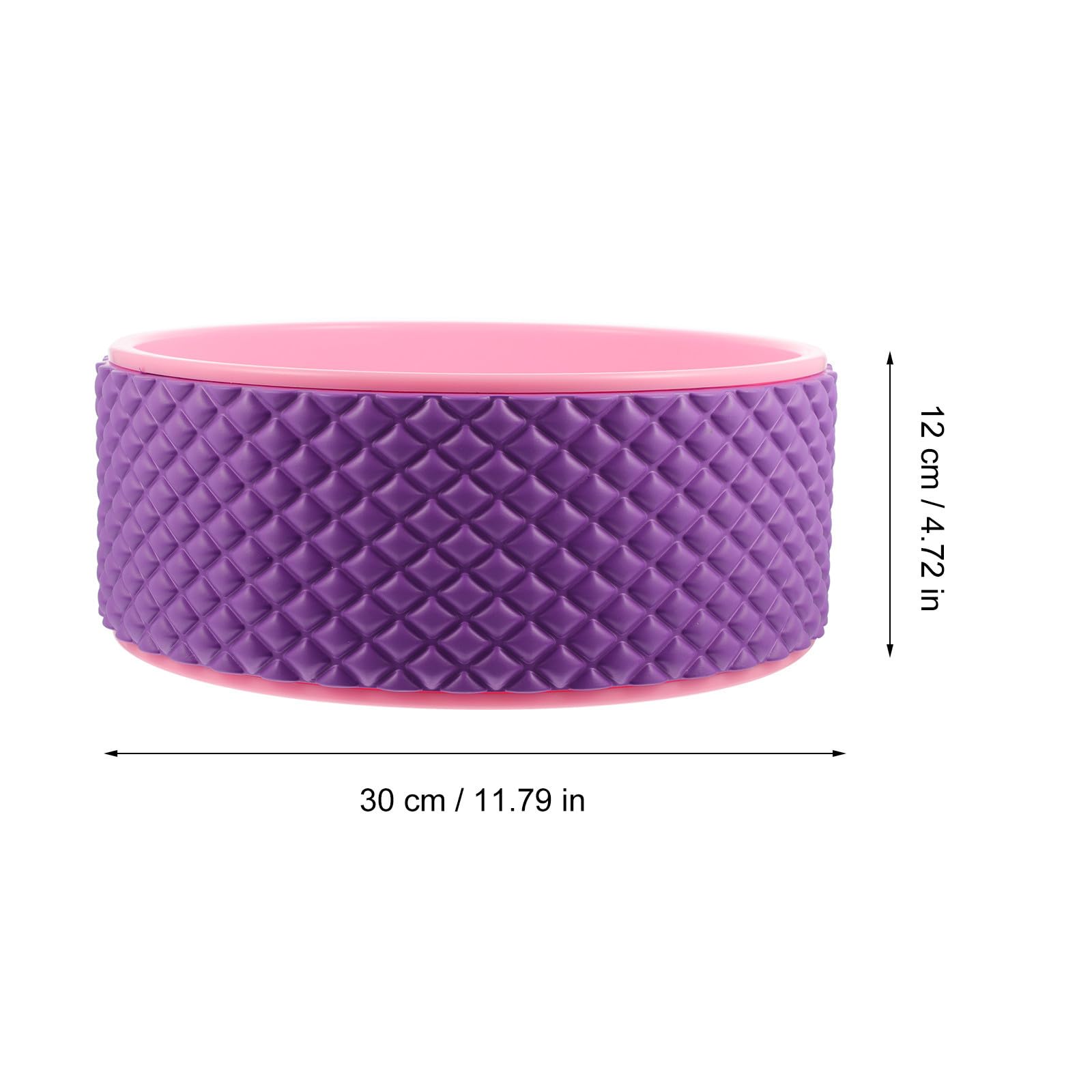 CHILDWEET Ruota Yoga in Plastica per Massaggio e Supporto, Durezza e Durabilità Elevata, per Yoga e Uso Professionale, Rullo per Esercizi di Flessibilità e Rilassamento