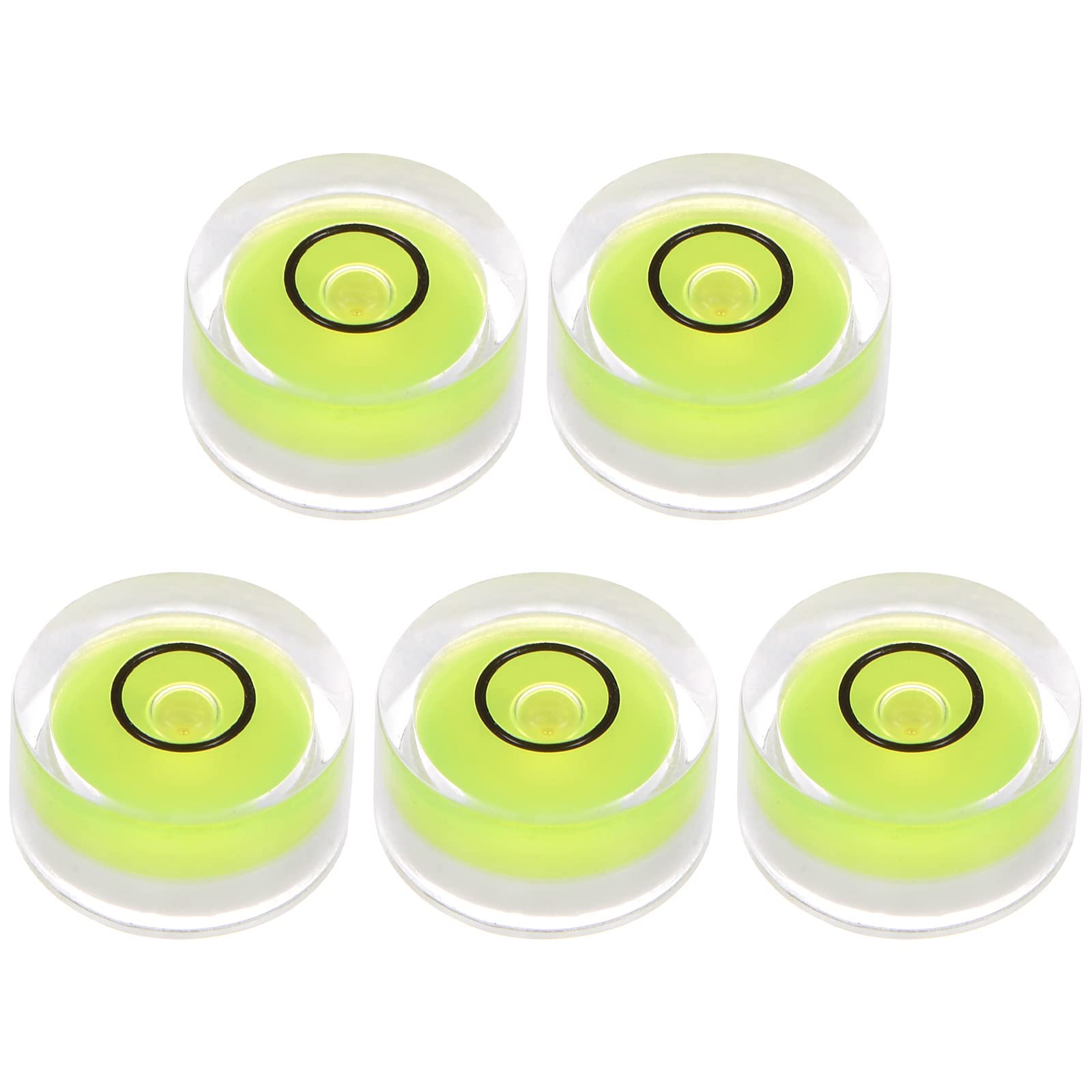 Uxcell Round Bubble Level 40x14mm Mini Circular Bullseye Spirit Levels For Camera Tripod Telescope White - View #10