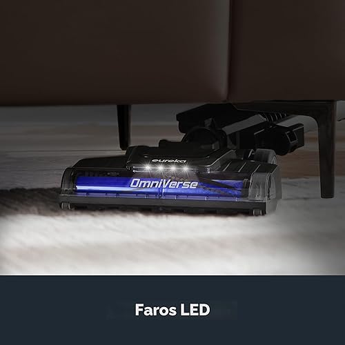 Miniatura 11 de Eureka OmniVerse NEU801BL - Aspiradora vertical para mascotas, alfombra y piso duro, sin bolsa, gran potencia para el hogar, con filtro HEPA y
