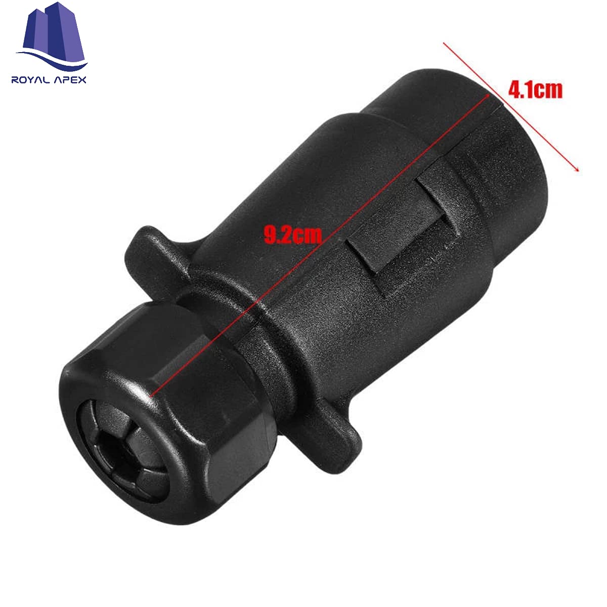 Royal Apex Electric Trailer Plug 7 Pin 12V Wiring Connector Adapter